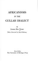 [3d91ee22-7b99-4fc9-aae4-7ee69b5cedee] Africanisms in the Gullah Dialect