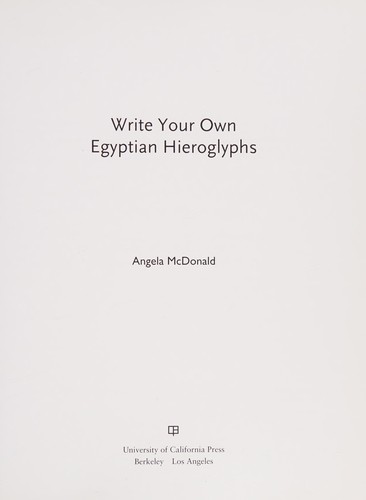 [e410e862-01da-4274-8c6e-1974db118a38] Egyptian Hieroglyphics