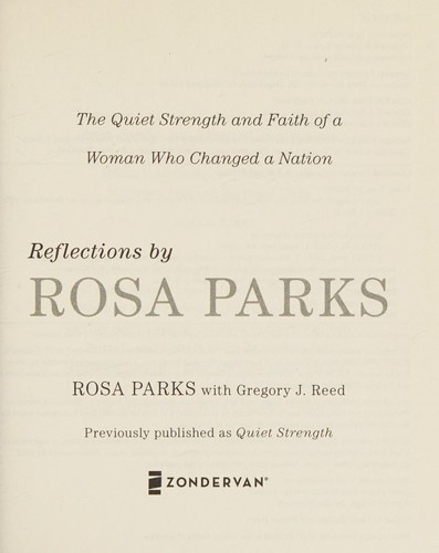 [a76fe4d7-5aba-45f3-8053-dda756205848] Reflections by Rosa Parks